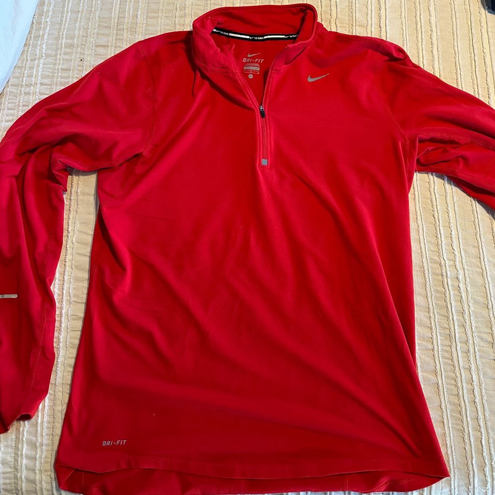 Nike Dri-Fit 1/4 zip running pullover.